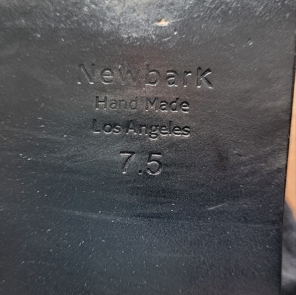 Newbark Melanie Mules Black Patent Leather Suede Loafers Slip Ons - Picture 7 of 14